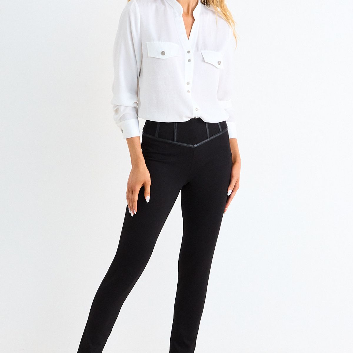 ASH - Calza Entallada Mujer Negro Ash