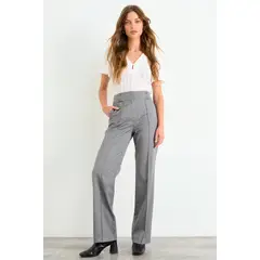 IO - Pantalon Fantasia Mujer Gris