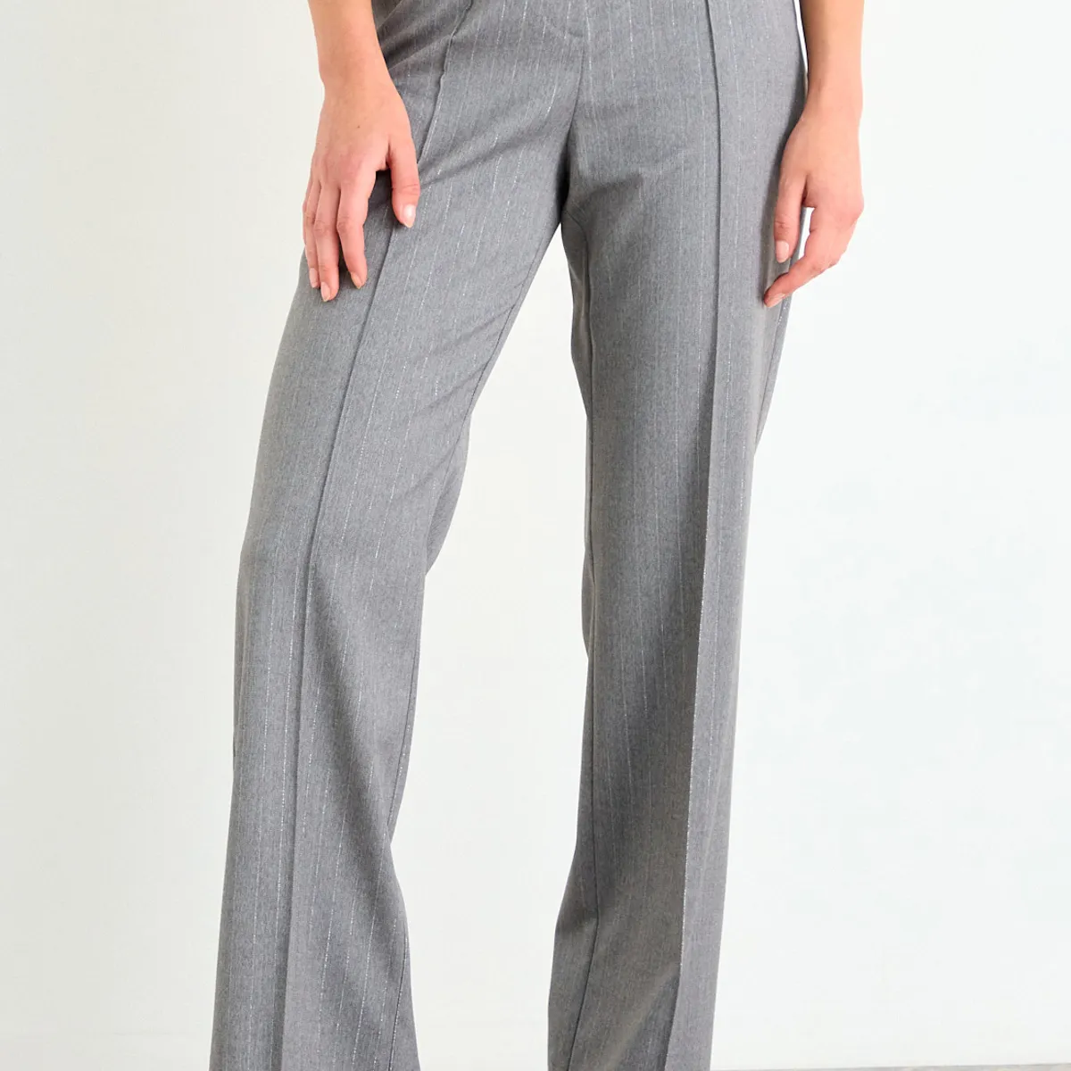 IO - Pantalon Fantasia Mujer Gris Io