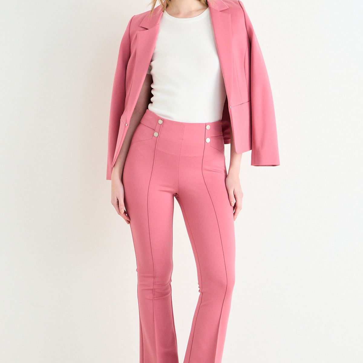 ASH - Calza Pretina Ancha Mujer Rosado Ash