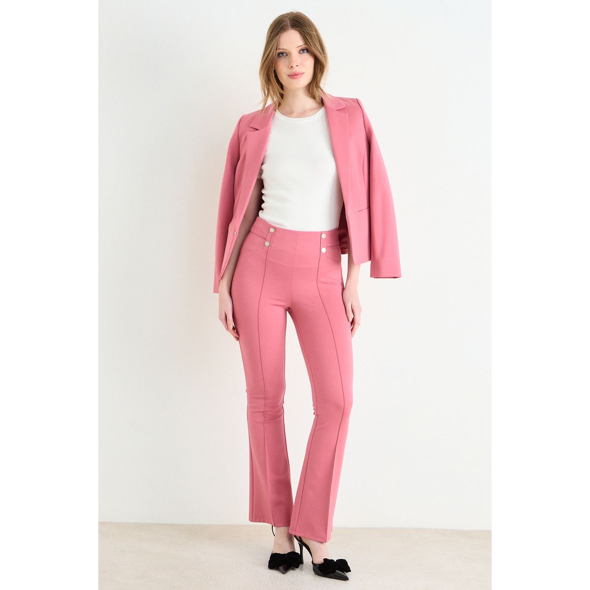 ASH - Calza Pretina Ancha Mujer Rosado Ash