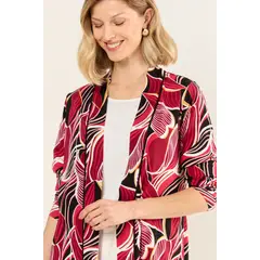 MA GRIFFE - Tapado Estampado Mujer Negro Magriffe