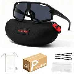 POLASUP - LENTES Gafas de sol pesca ciclismo deportes y actividades al aire libre unisex CORRER UV400