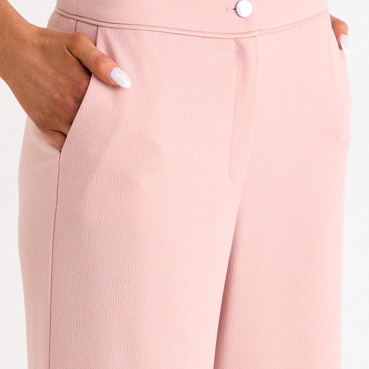 ASH - Pantalon Liso Mujer Rosa Ash