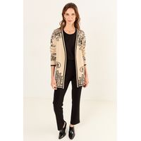 Tejido Abierto De Fantasia Mujer Beige Magriffe