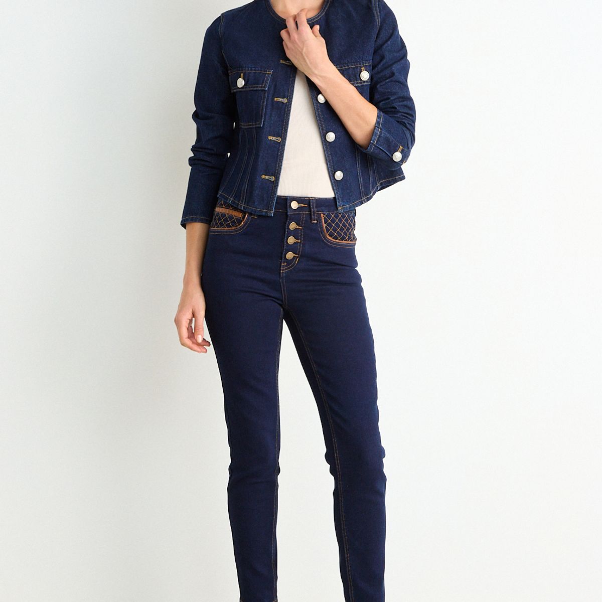 ASH - Skinny Jeans Mujer Azul Ash