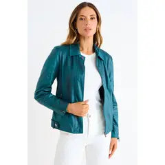 ASH - Chaqueta De Suede Mujer Turquesa