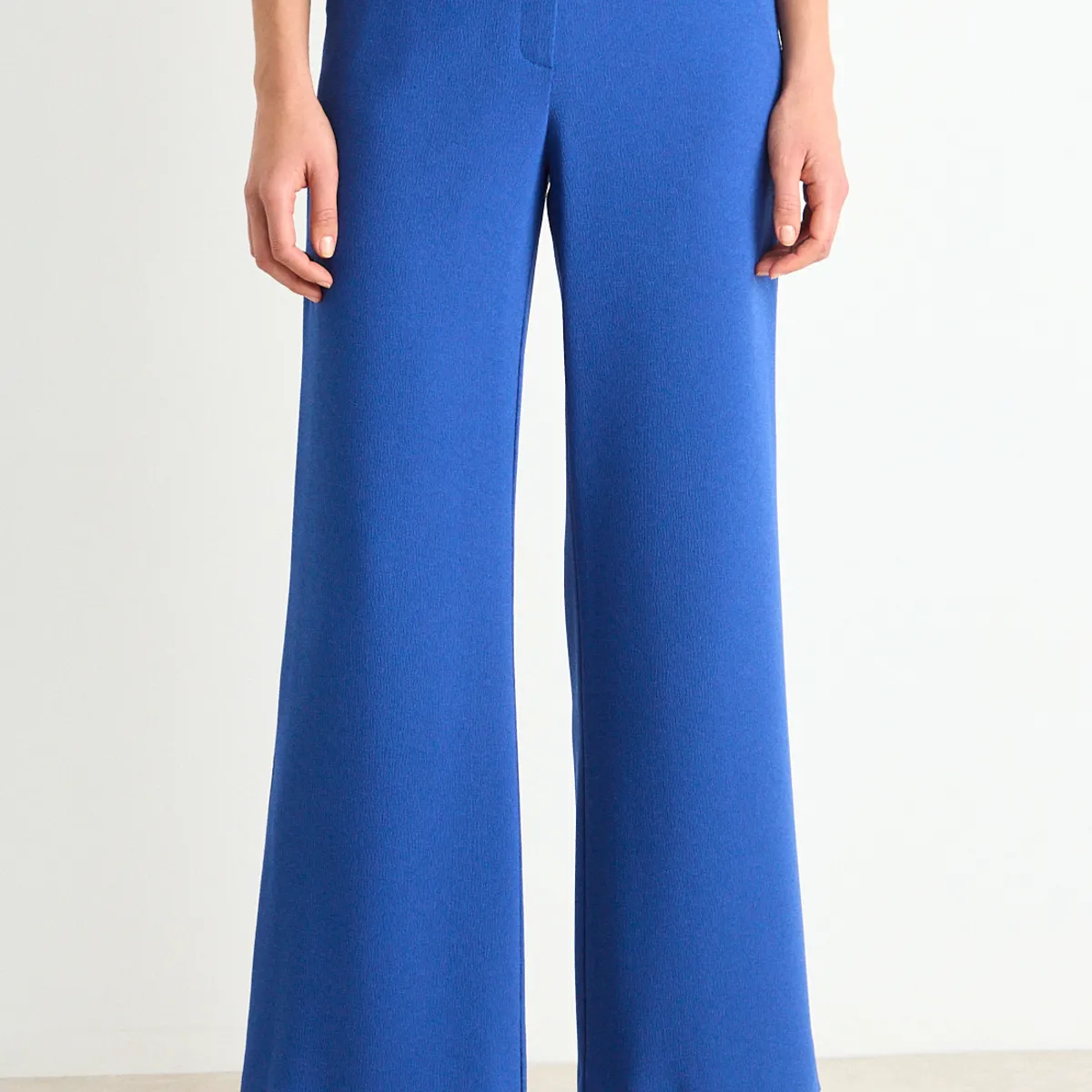 ASH - Pantalon Liso Mujer Azul Ash