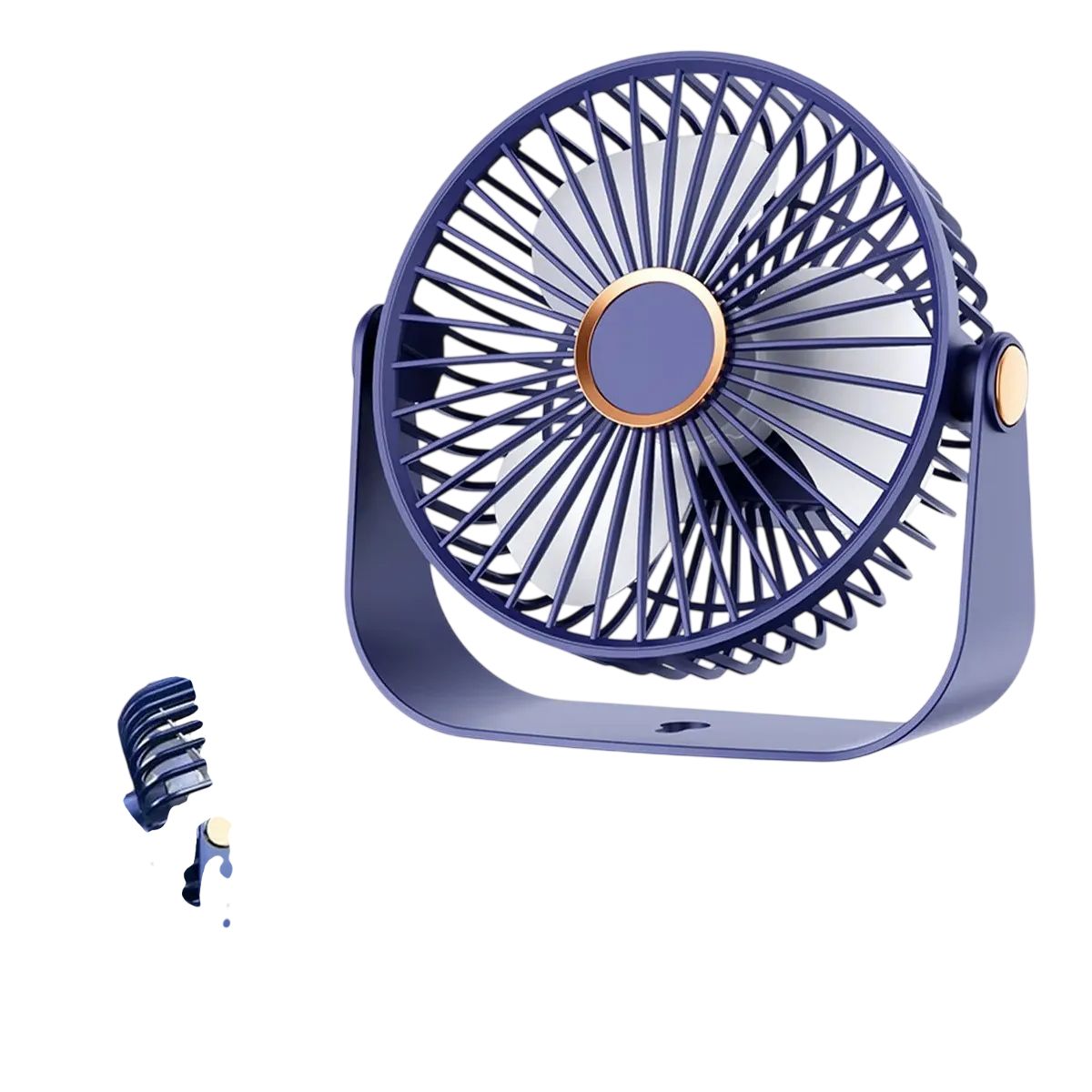 GENERICO - Ventilador Escritorio Usb Mini  Ajustable Silencioso