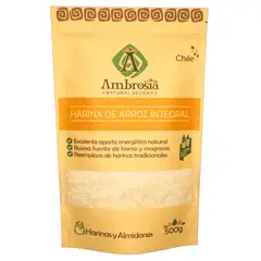 AMBROSIA - Harina de Arroz Integral 500 g