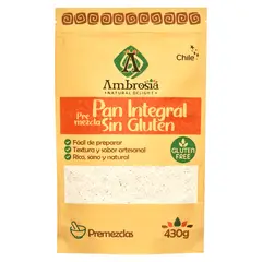 AMBROSIA - Pre-Mezcla Pan integral 530 g