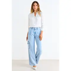 ASH - Jeans Skinny Mujer Celeste