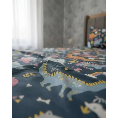 Imagen 2 del producto Juego de sábanas plaza y media infantil niña niño Dinosaurio