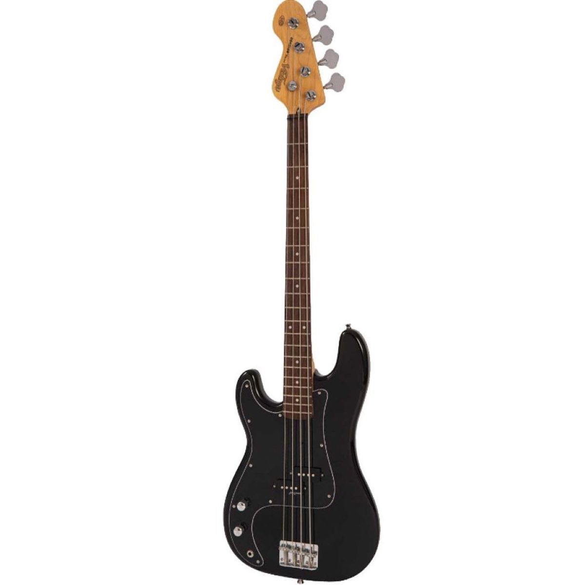 VINTAGE - Bajo Eléctrico 4 Cuerdas Con Pastilla Split Coil Vintage LH-V40 BLK