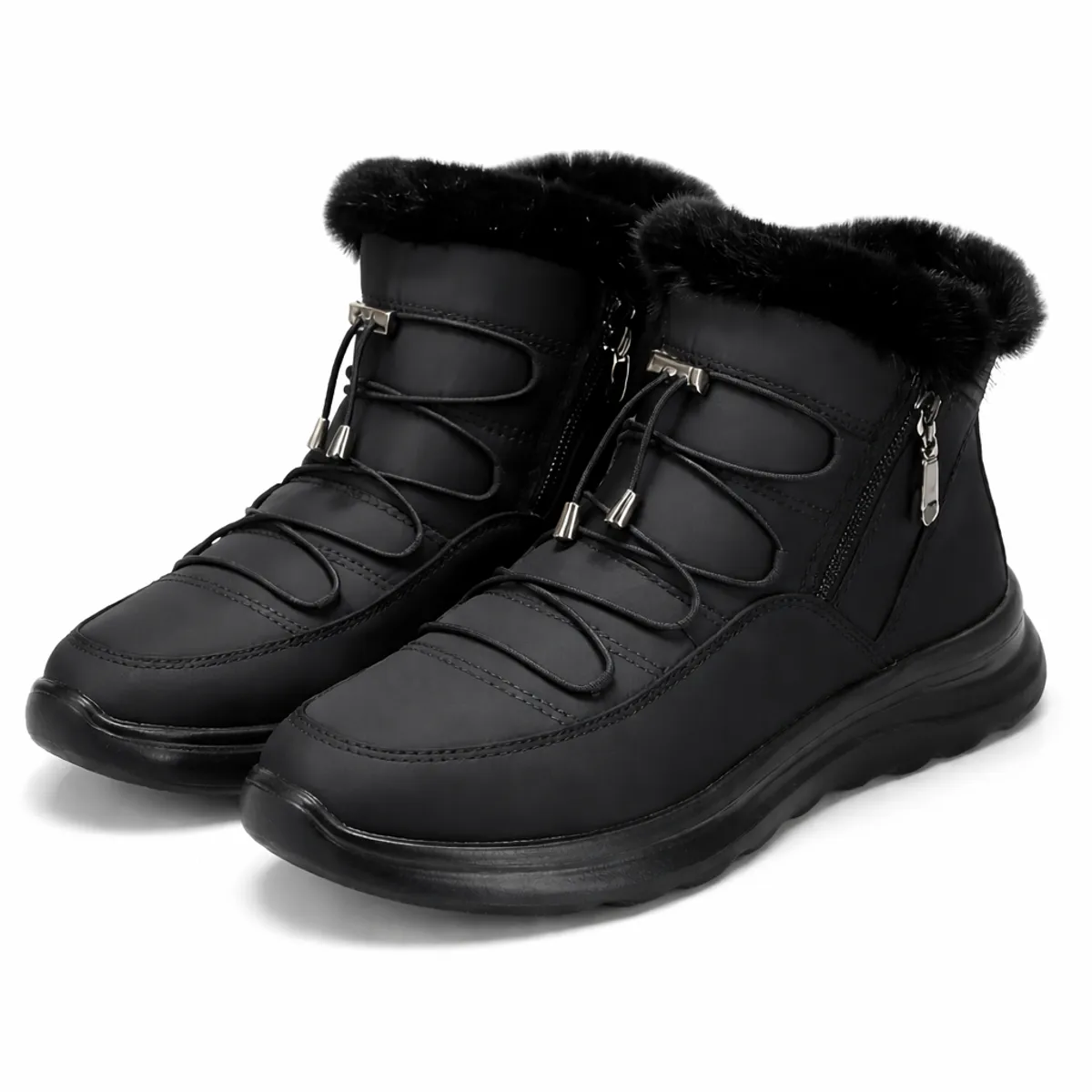 CARBIN - Botines Impermeables Mujer con Chiporro Interior para Invierno