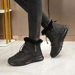 CARBIN - Botines Impermeables Mujer con Chiporro Interior para Invierno