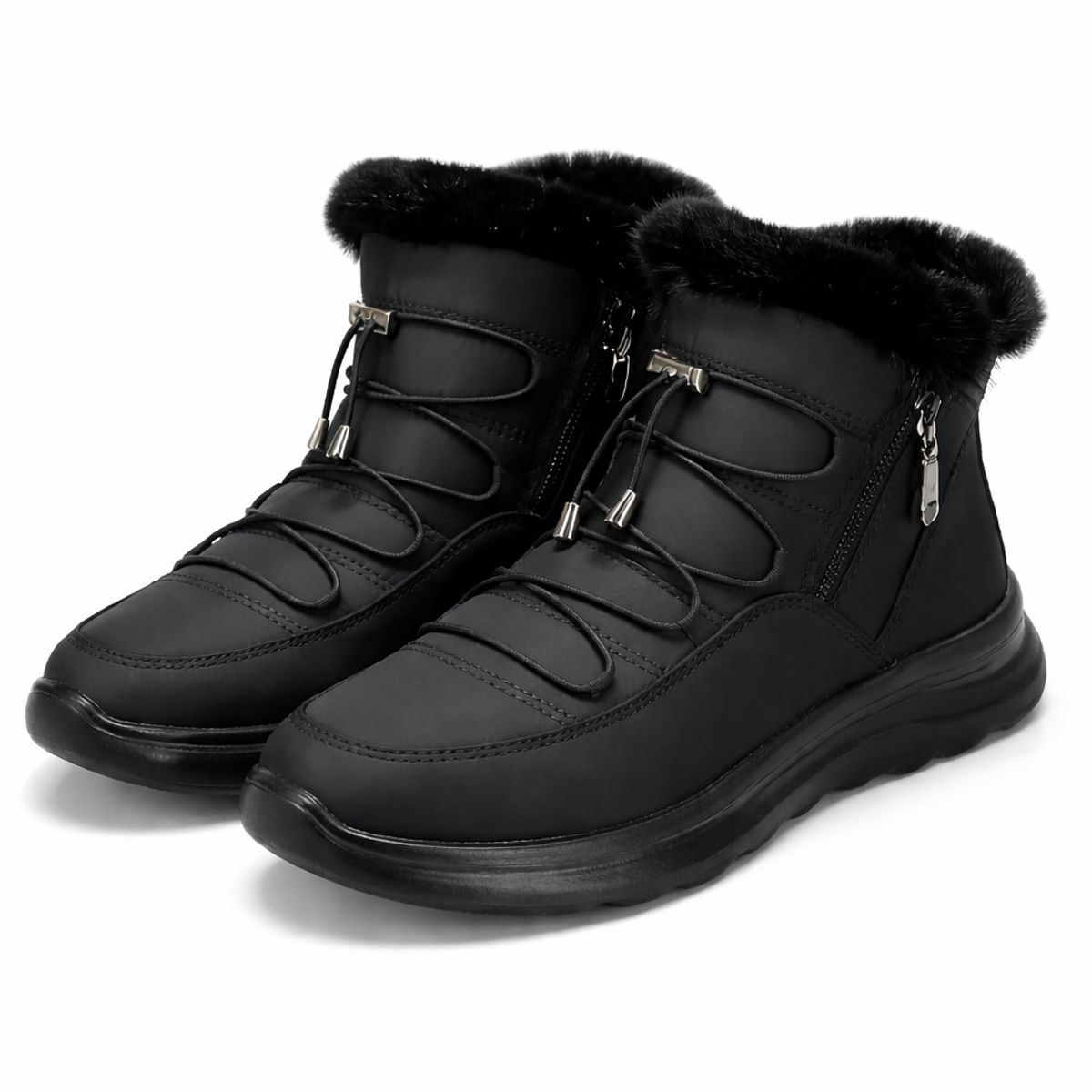 CARBIN - Botines Impermeables Mujer con Chiporro Interior para Invierno