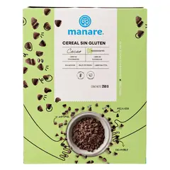 MANARE - Cereal Sin Gluten Cacao 250 g