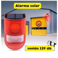 MOVI - ALARMA SOLAR CON SENSOR DE MOVIMIENTO-Impermeable