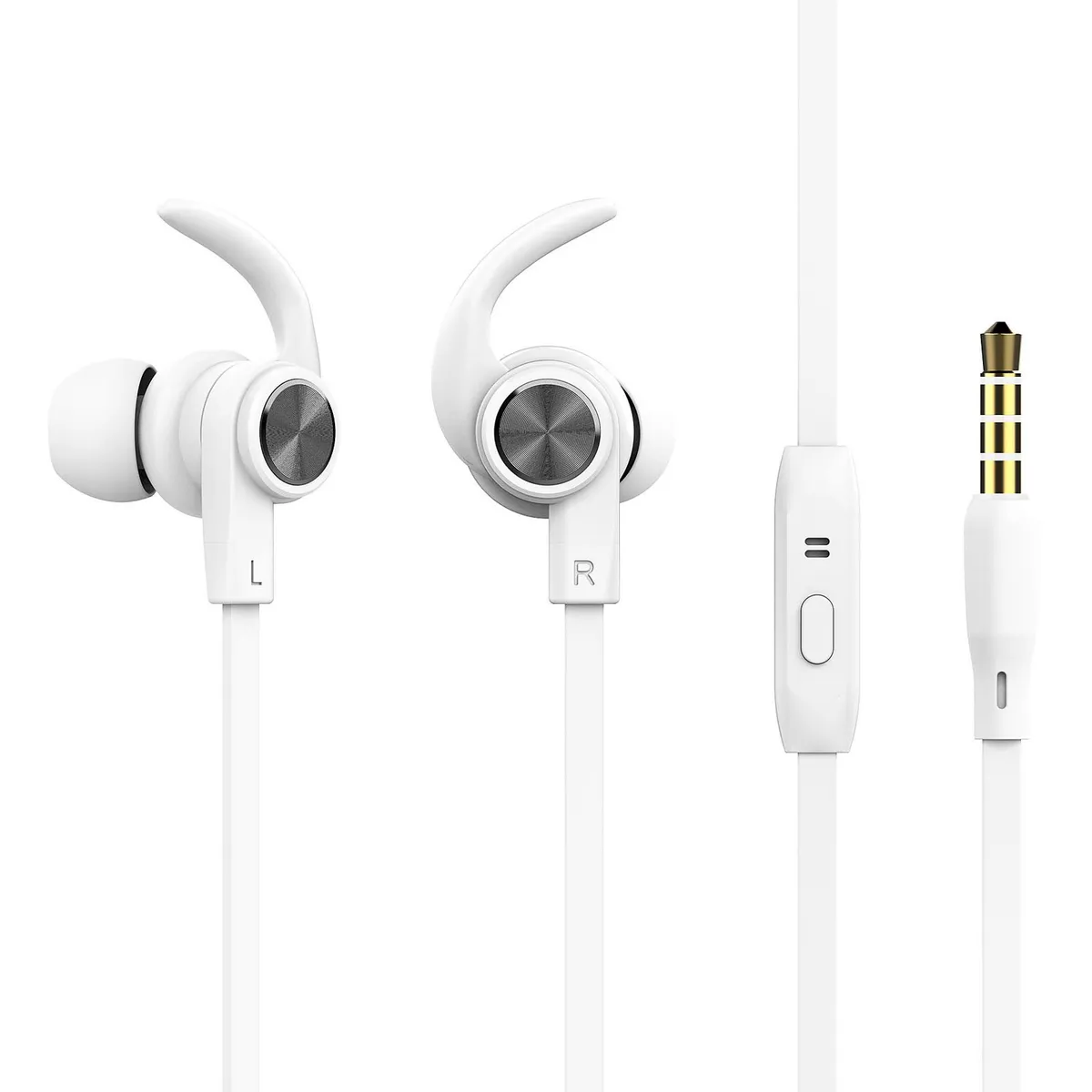 YISON - Audifono Manos Libres Conexion 35mm Yison CX300 Goma Blanco