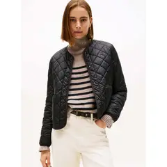 TOMMY HILFIGER - Chaqueta Acolchada Ligera Negro
