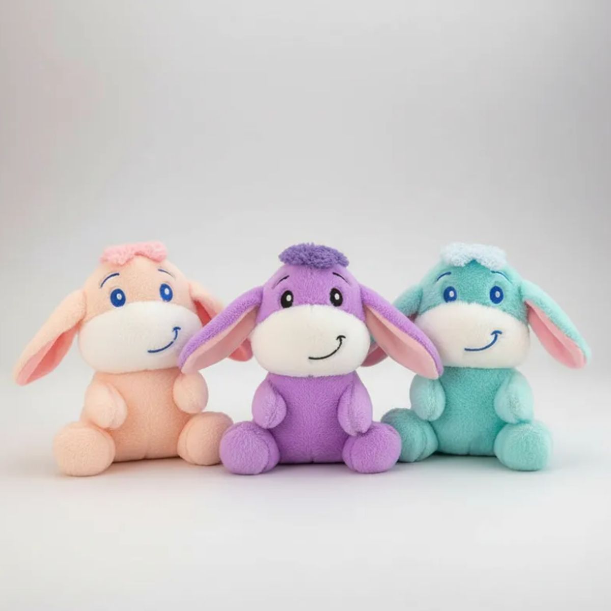 GENERICO - Peluche Burrito De Apego Suave Varios Colores 23 Cm Niños