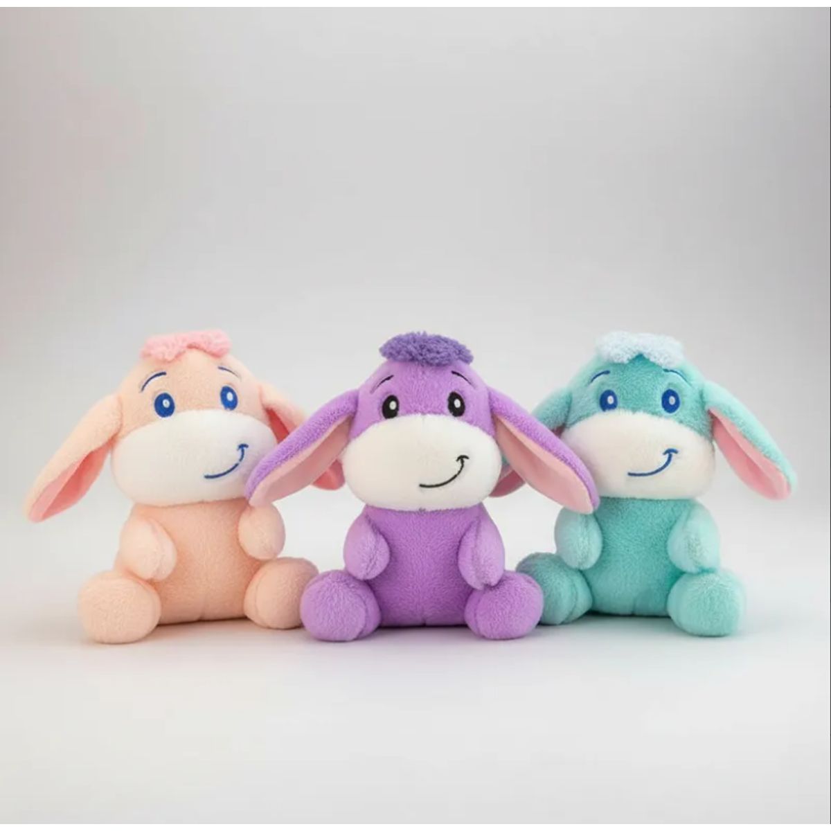 GENERICO - Peluche Burrito De Apego Suave Varios Colores 23 Cm Niños