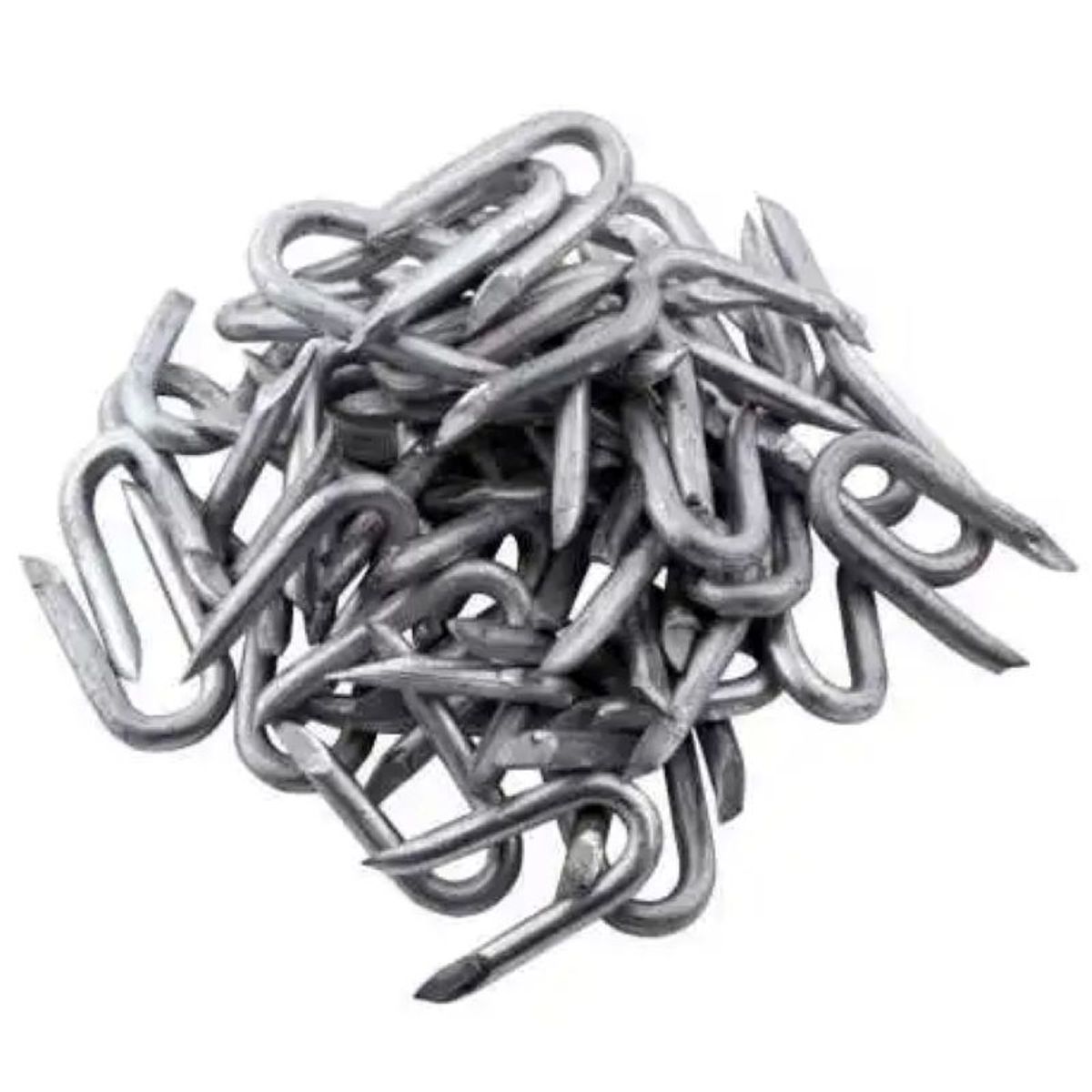 METALFER - Grapa Galvanizada 1 1/4 PuLG X 10bwg (30x3.4mm) 1 Kg