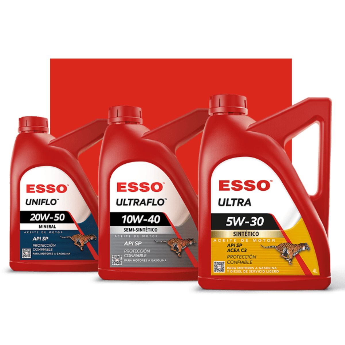 GENERICO - Aceite Motor ESSO Ultraflo 10W-40 Semi Sintético API SP 1Lt