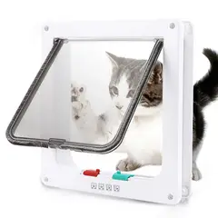 GENERICO - Puerta Bidireccional De Entrada Y Salida Para Gatos