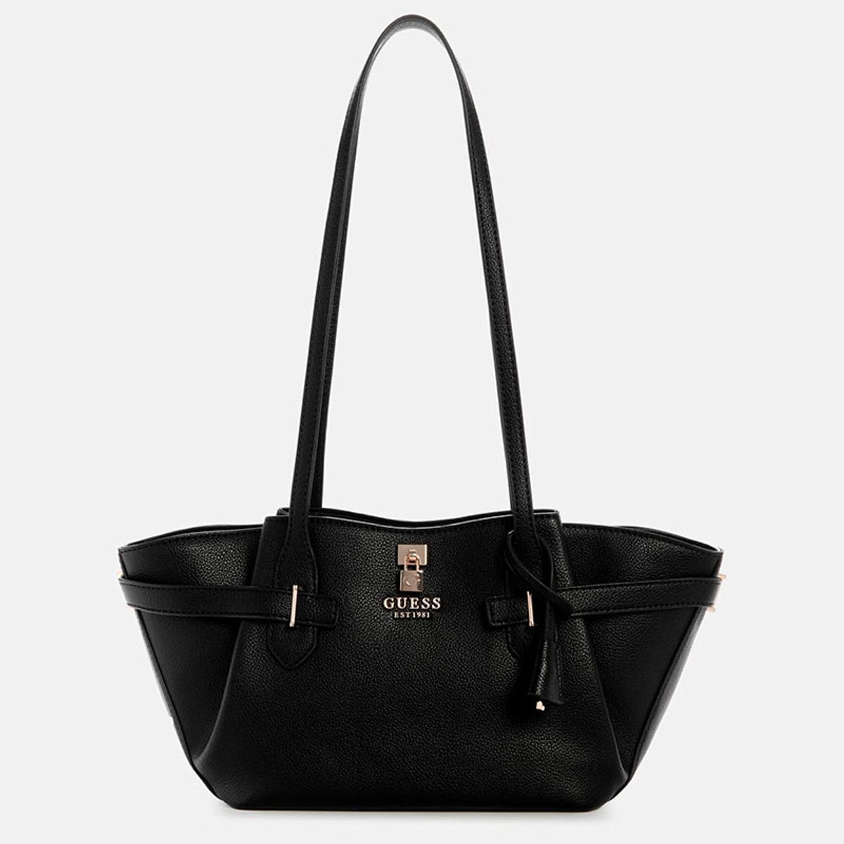 GUESS - Cartera Mujer Yesba Grlfrnd Shoulder Satchel Negro Guess