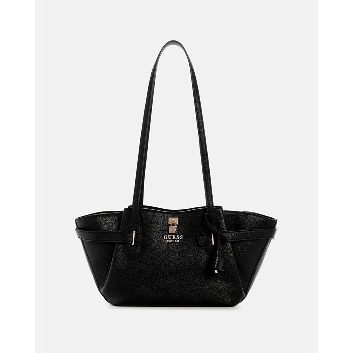 GUESS - Cartera Mujer Yesba Grlfrnd Shoulder Satchel Negro Guess