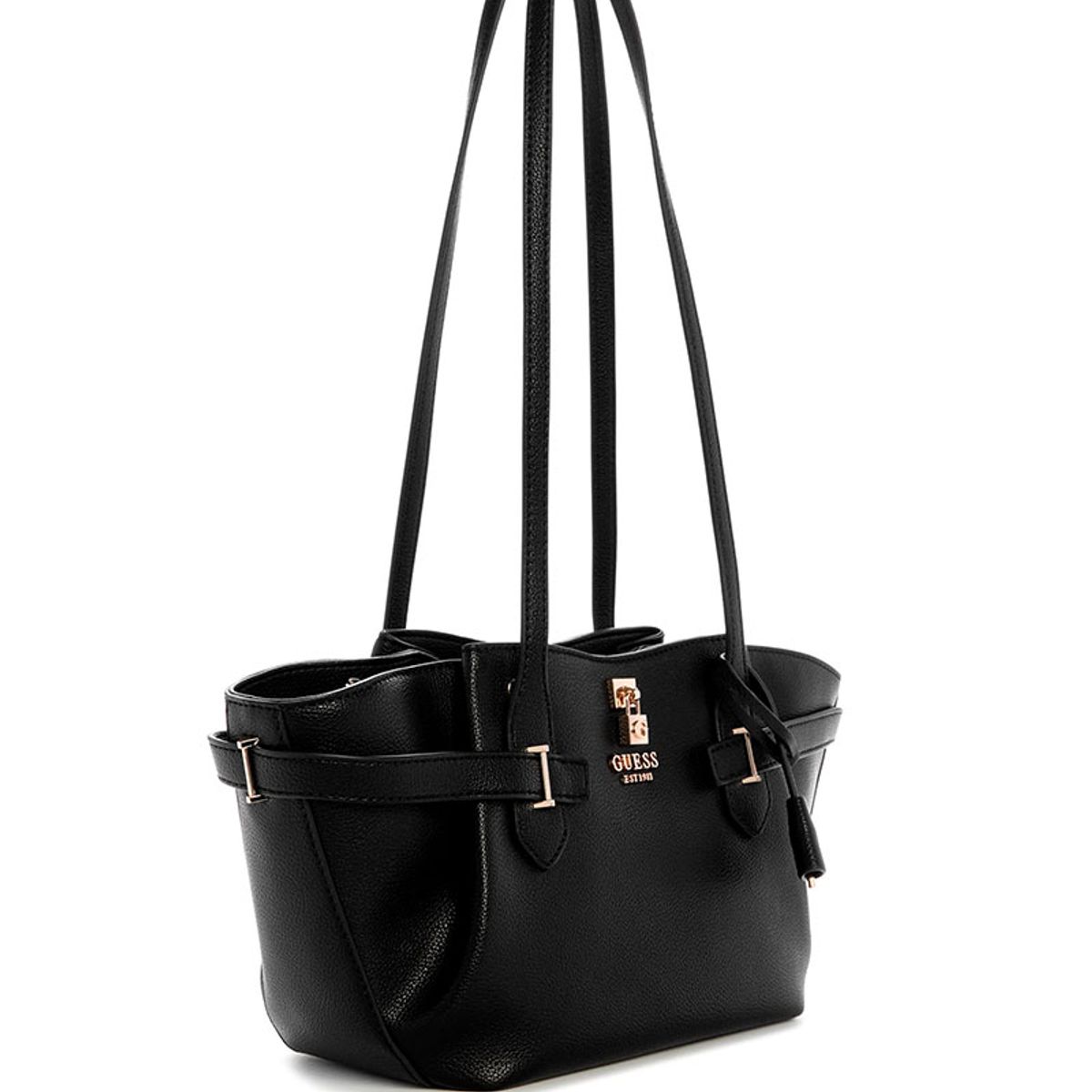 GUESS - Cartera Mujer Yesba Grlfrnd Shoulder Satchel Negro Guess