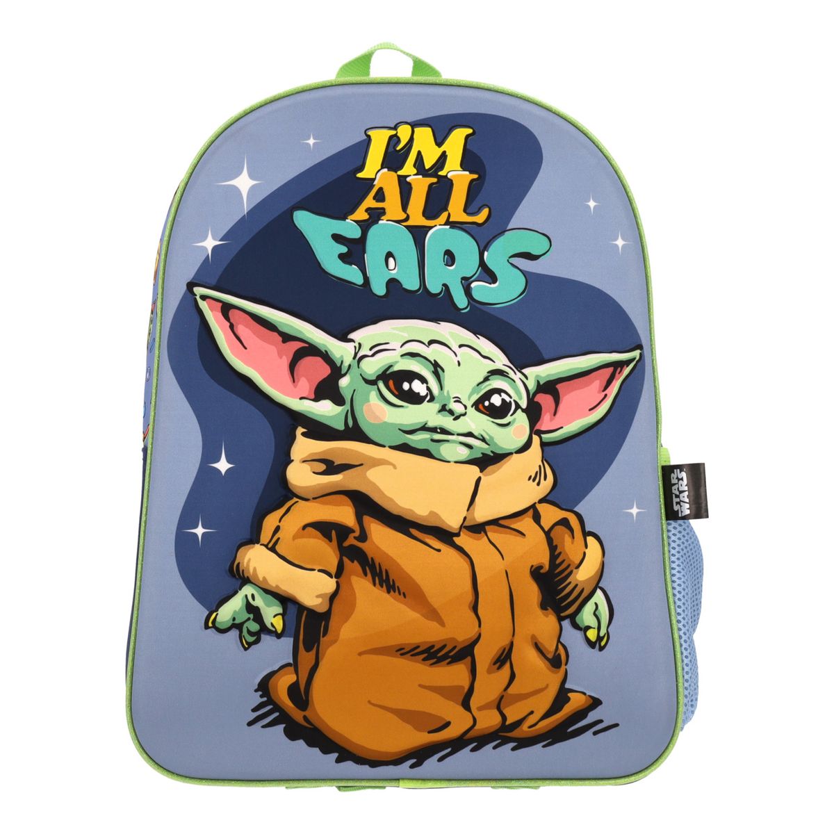 STAR WARS - Set 3 en 1 Escolar Niño Grogu Azul Star Wars