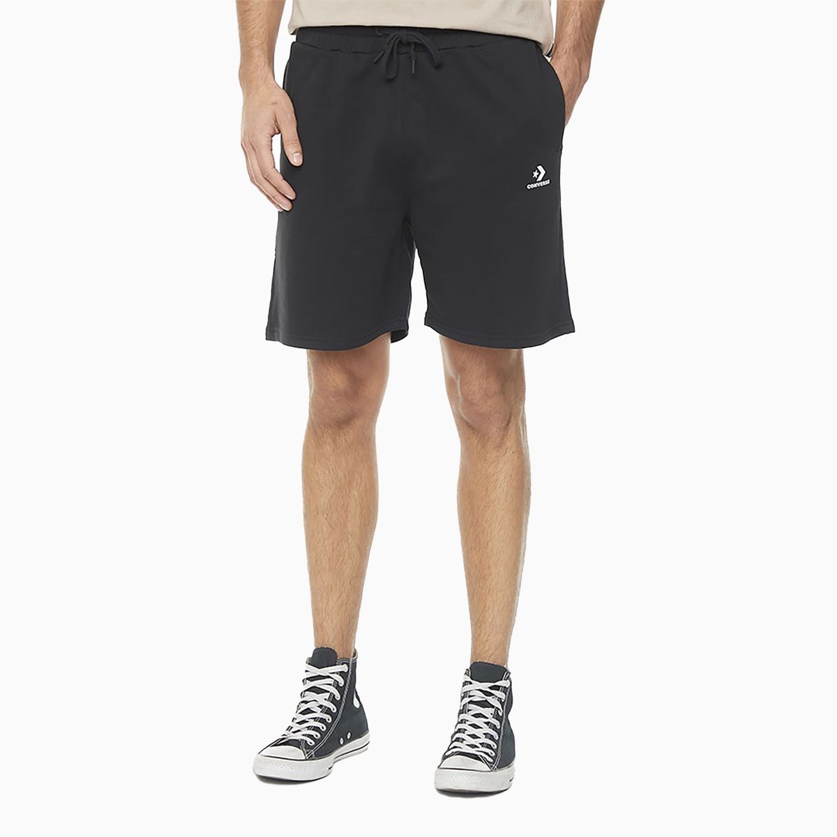 CONVERSE - Short Converse Star Chevron Side Hombre Negro