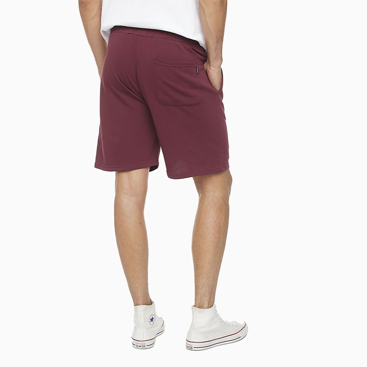 CONVERSE - Short Converse Chuck Side Hombre Burdeo