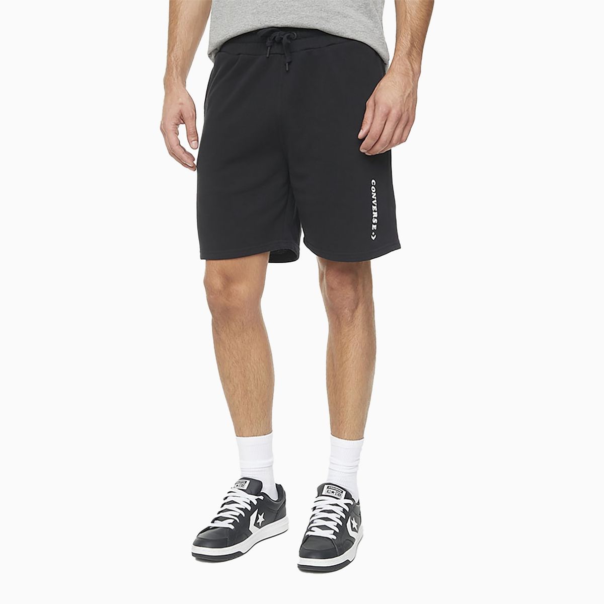 CONVERSE - Short Converse Your Logo Hombre Negro