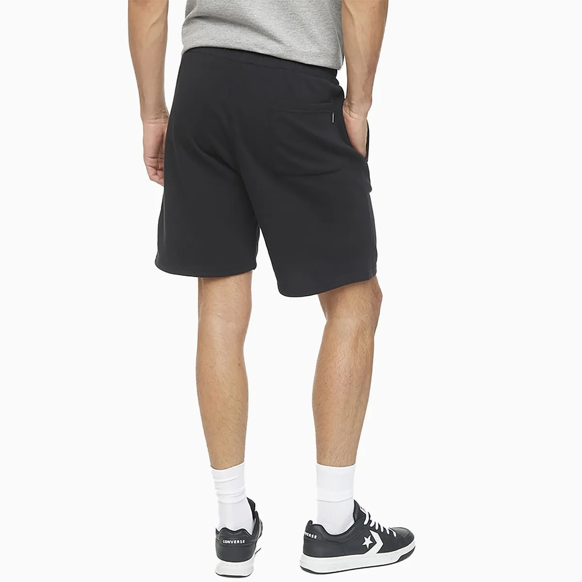 CONVERSE - Short Converse Your Logo Hombre Negro