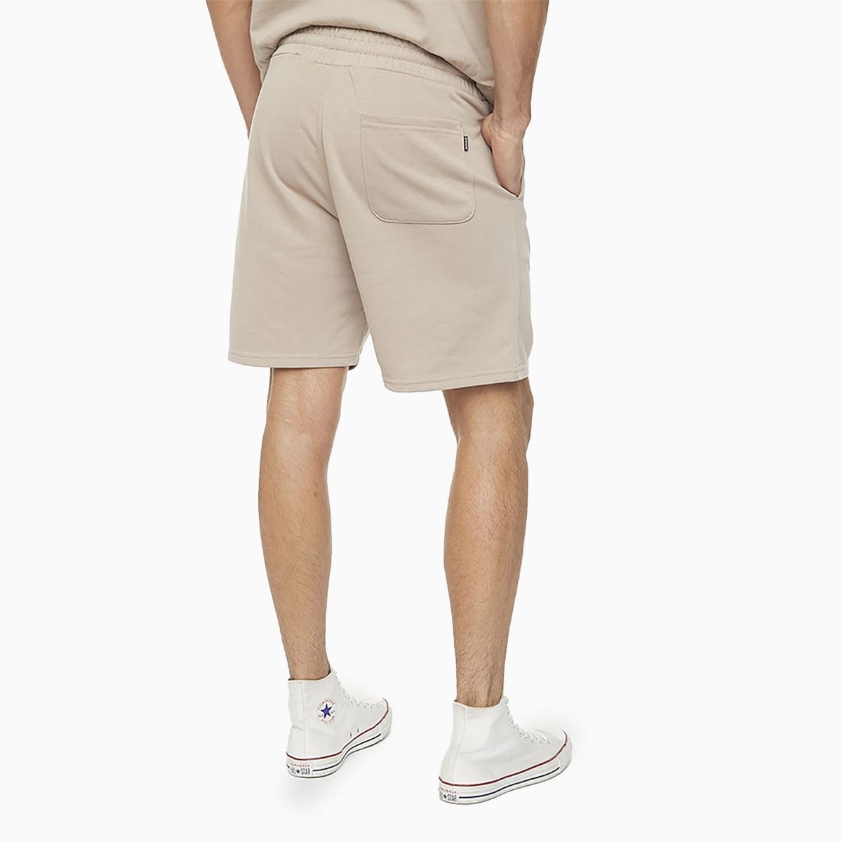 CONVERSE - Short Converse Your Logo Hombre Café Claro