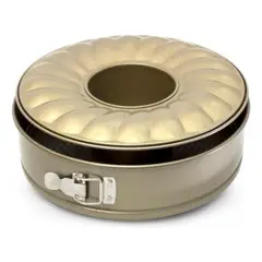 ILKO - Molde Redondo Doble Fondo 26 Cm Antiadherente Gold