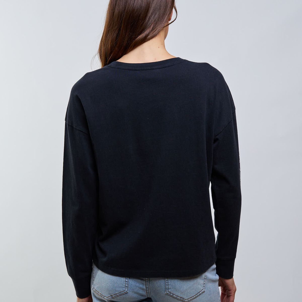 RIP CURL - Polera ML Flow Negro Mujer Rip Curl