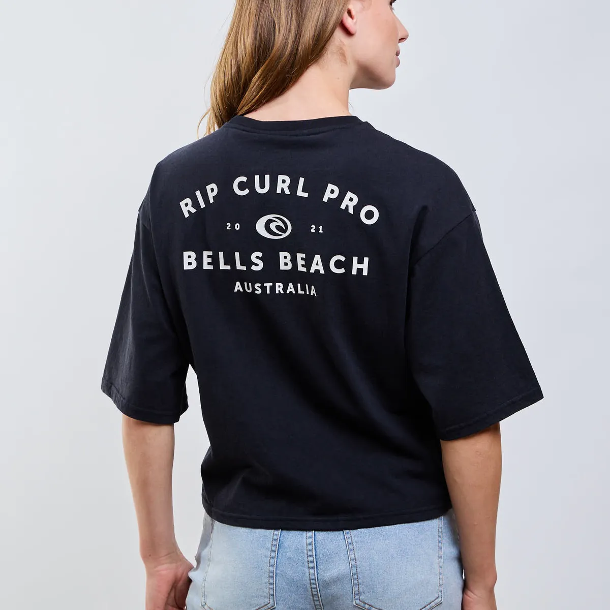 RIP CURL - Polera MC Brisa Negro Mujer Rip Curl