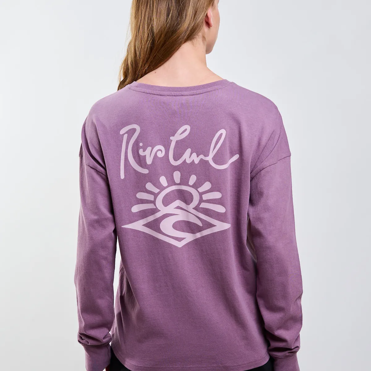 RIP CURL - Polera ML Reef Morado Mujer Rip Curl