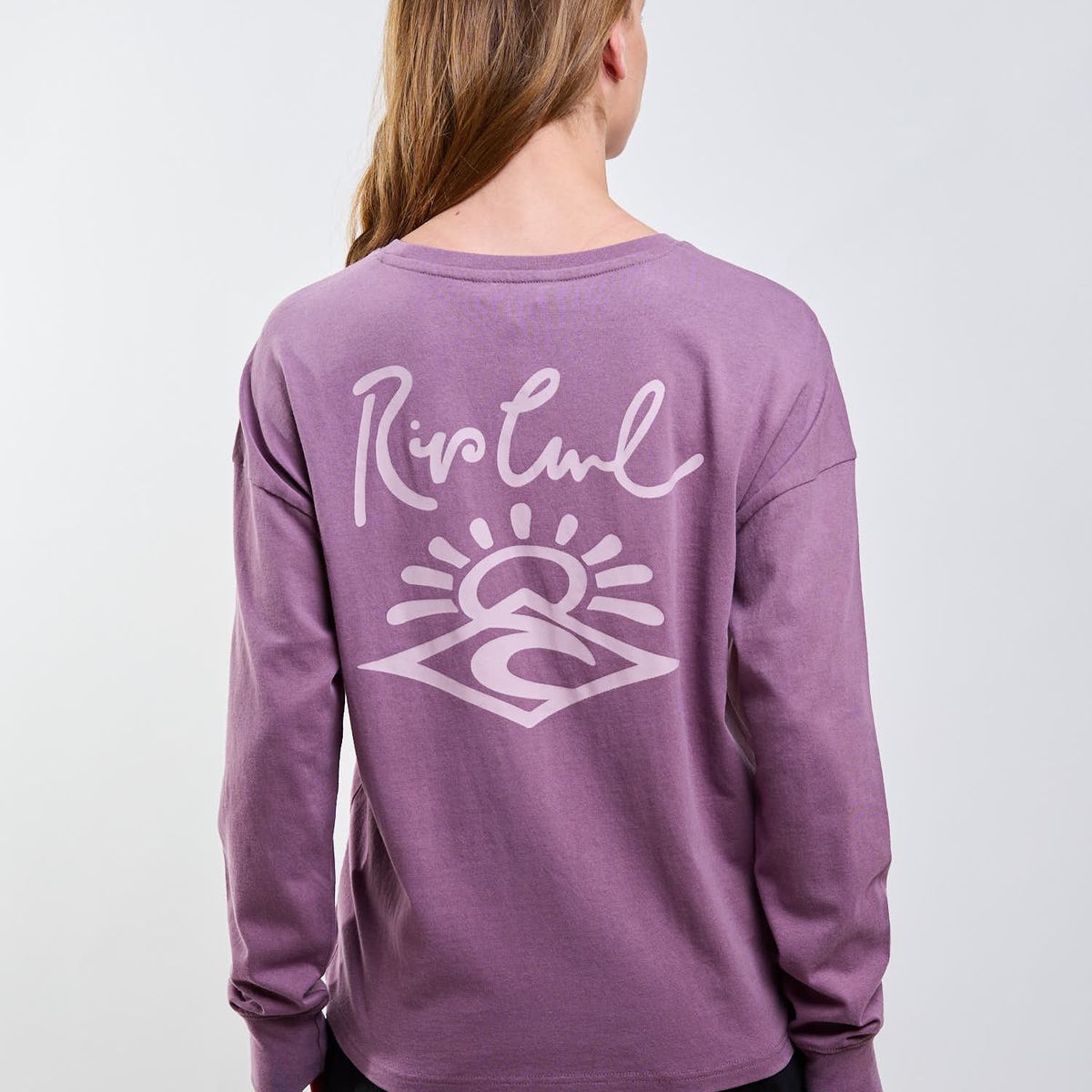 RIP CURL - Polera ML Reef Morado Mujer Rip Curl