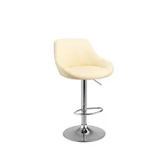 HABITA2 CHILE - SILLA DE BAR TAPIZADO EN ECOCUERO DANI