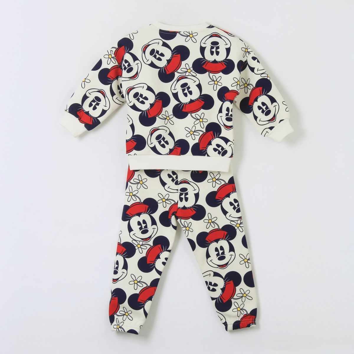 DISNEY - Conjunto Buzo Niña Full Print Minnie Mouse Blanco Disney