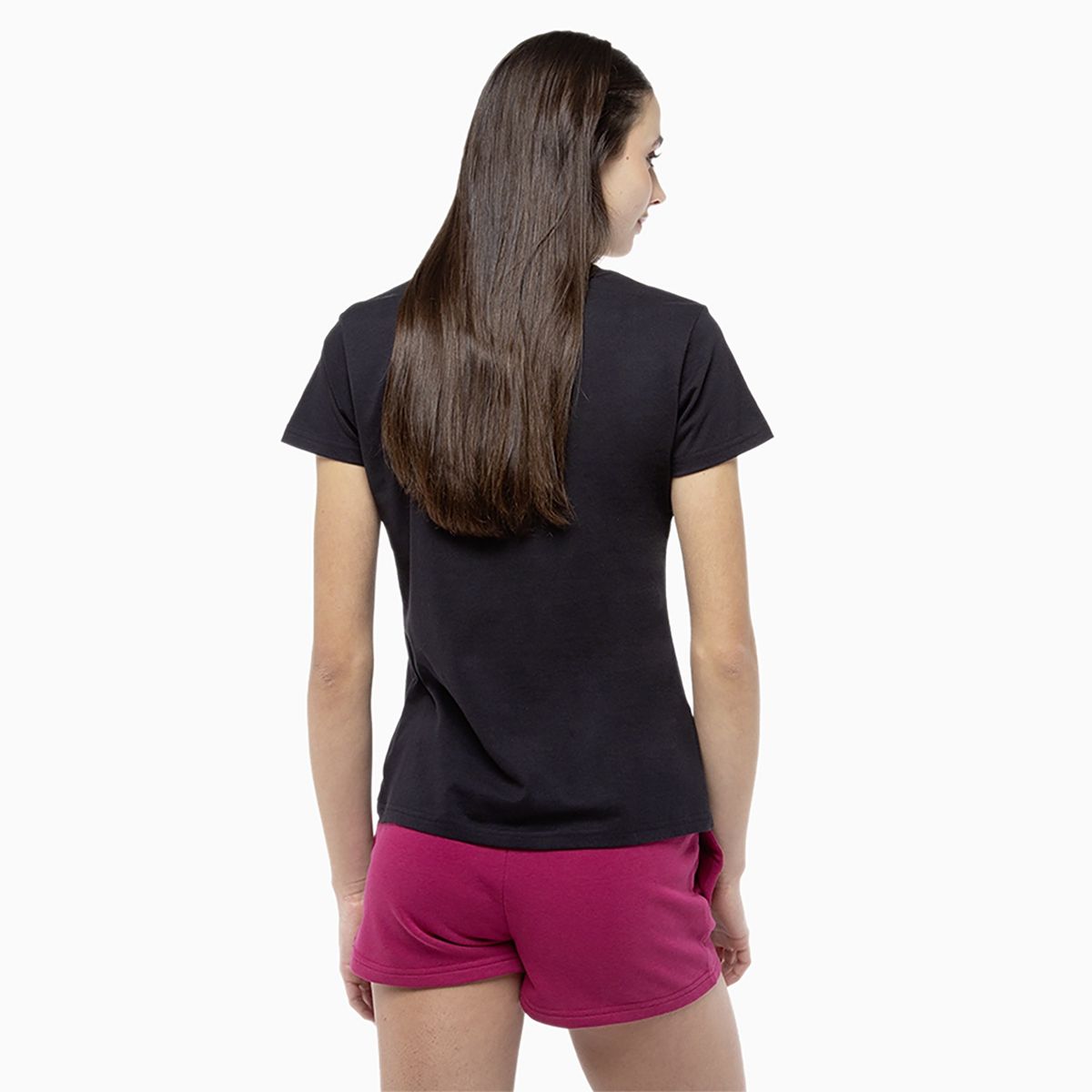 CONVERSE - Polera Converse Chuck Chest Mujer Negro