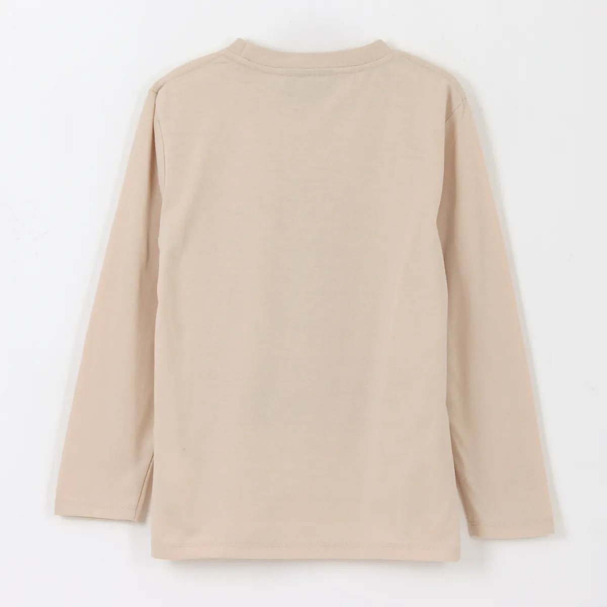 MINECRAFT - Polera Manga Larga Niño Hostile Behaviour Beige Minecraft