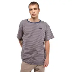 CONVERSE - Polera Stripes Hombre Café