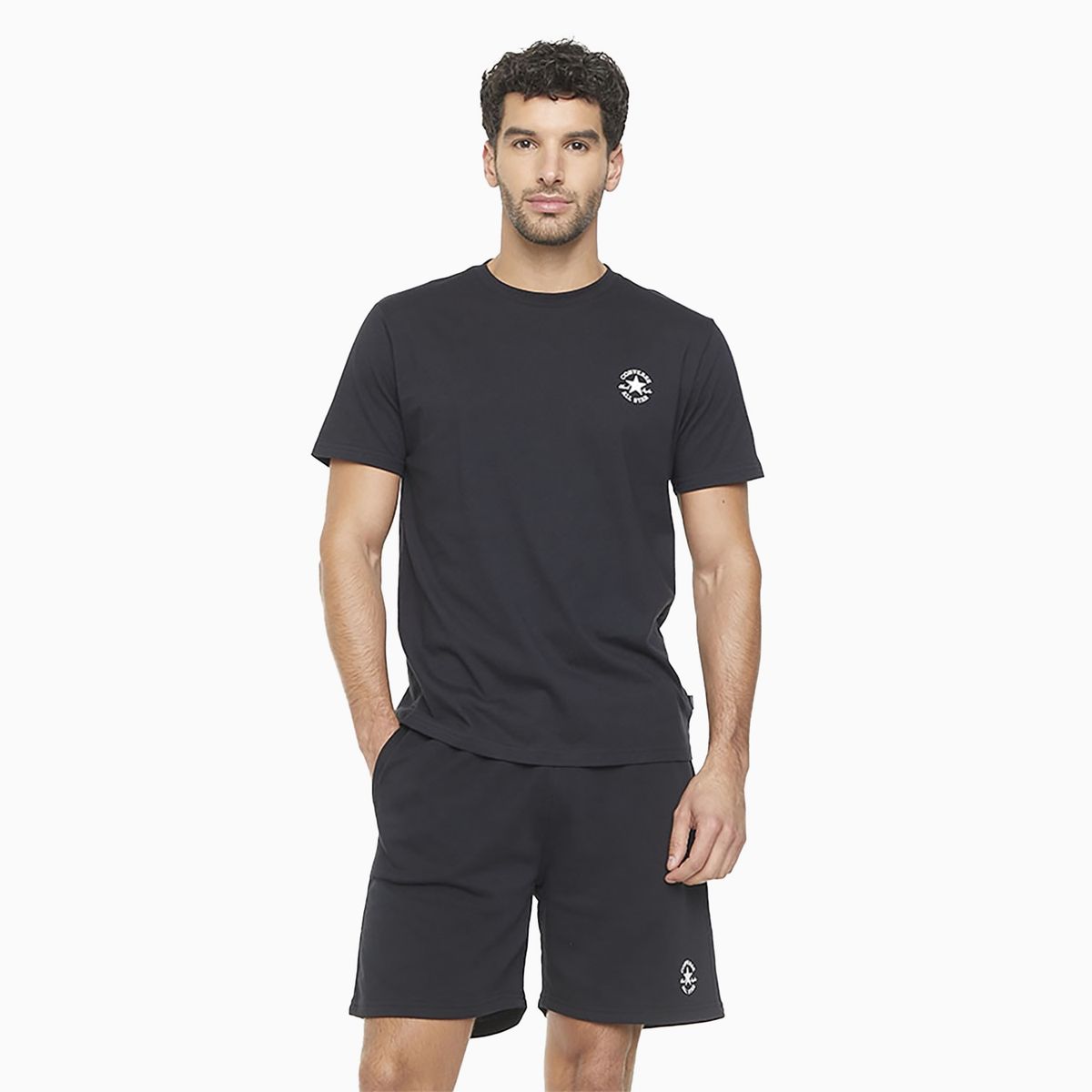 CONVERSE - Polera Converse Chuck Chest Hombre Negro